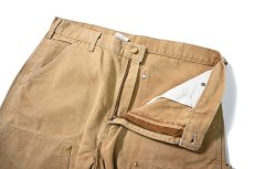 画像6: 00s Used Carhartt Duck Double Knee Carpenter Pants Brown made in USA カーハート (6)