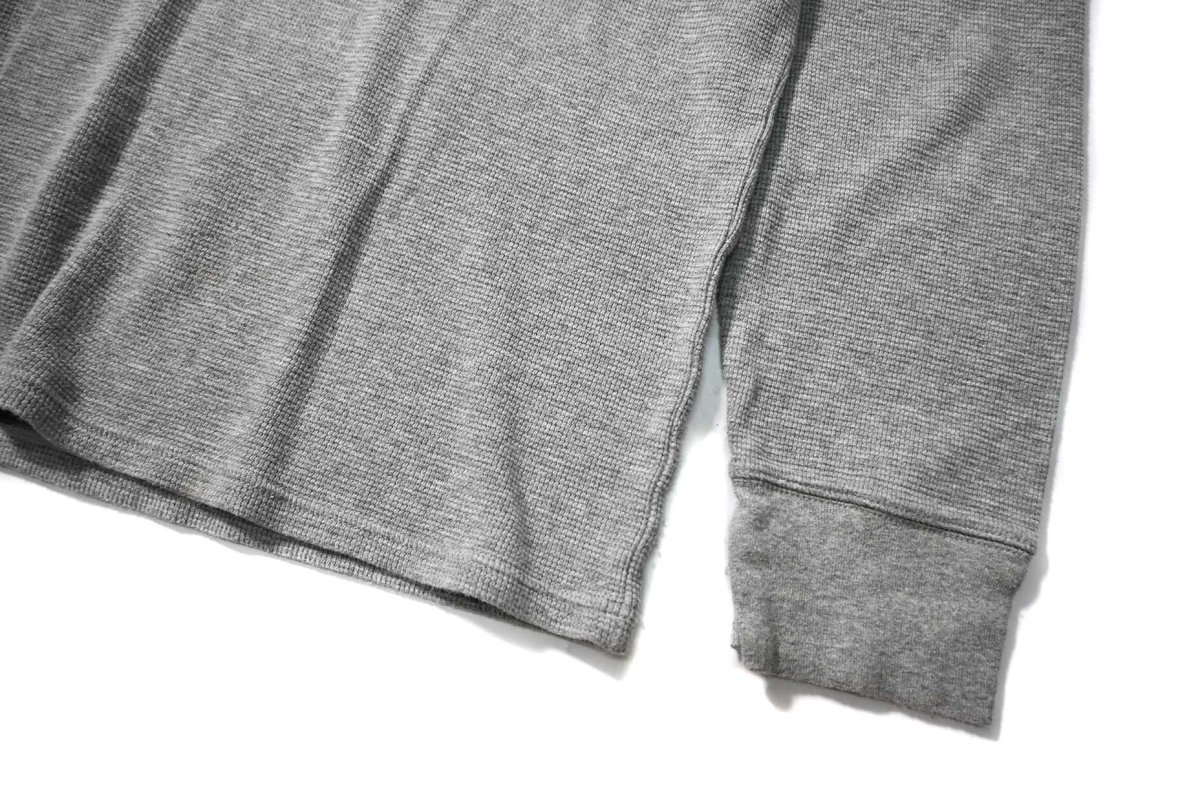 画像3: Used Polo Ralph Lauren L/S Thermal Grey (3)