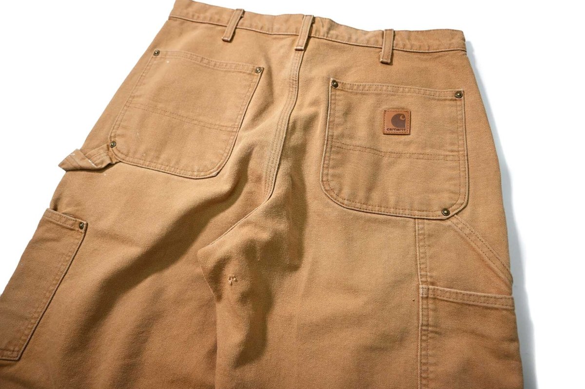 画像5: 20' Used Carhartt Duck Double Knee Carpenter Pants Brown カーハート (5)