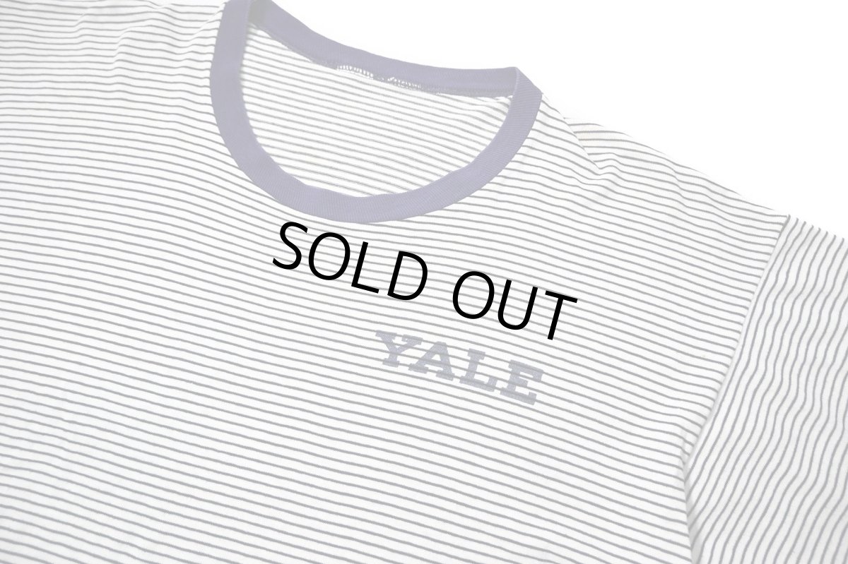 画像2: 80-90s Used Yale Print Border Tee (2)