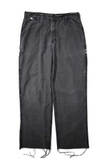 画像1: 18' Used Carhartt FR Duck Carpenter Pants Cut Off Black カーハート (1)