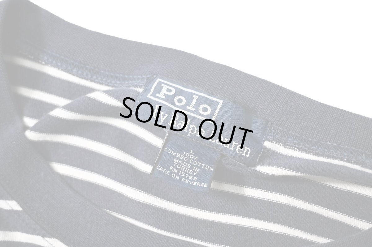 画像5: 90-00s Used Polo Ralph Lauren Border Tee (5)