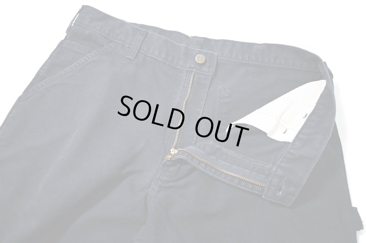 画像5: 16' Used Carhartt Duck Carpenter Pants Midnight カーハート (5)