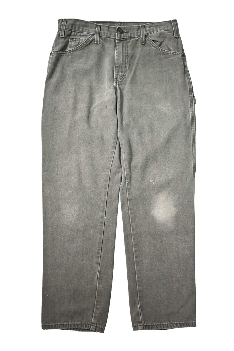 画像1: Used Dickies Duck Carpenter Pants Moss (1)