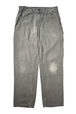 画像1: Used Dickies Duck Carpenter Pants Moss (1)