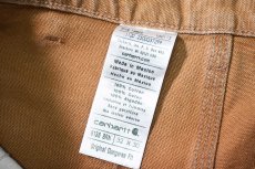 画像7: 20' Used Carhartt Duck Double Knee Carpenter Pants Brown カーハート (7)