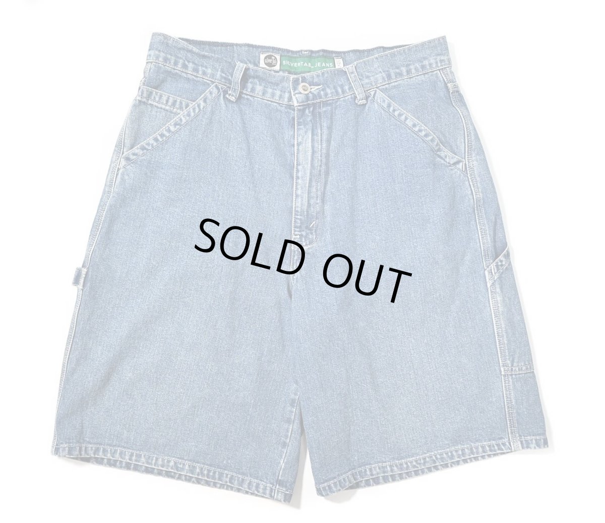 画像1: 00s Used Levi's Silver Tab Denim Carpenter Shorts (1)