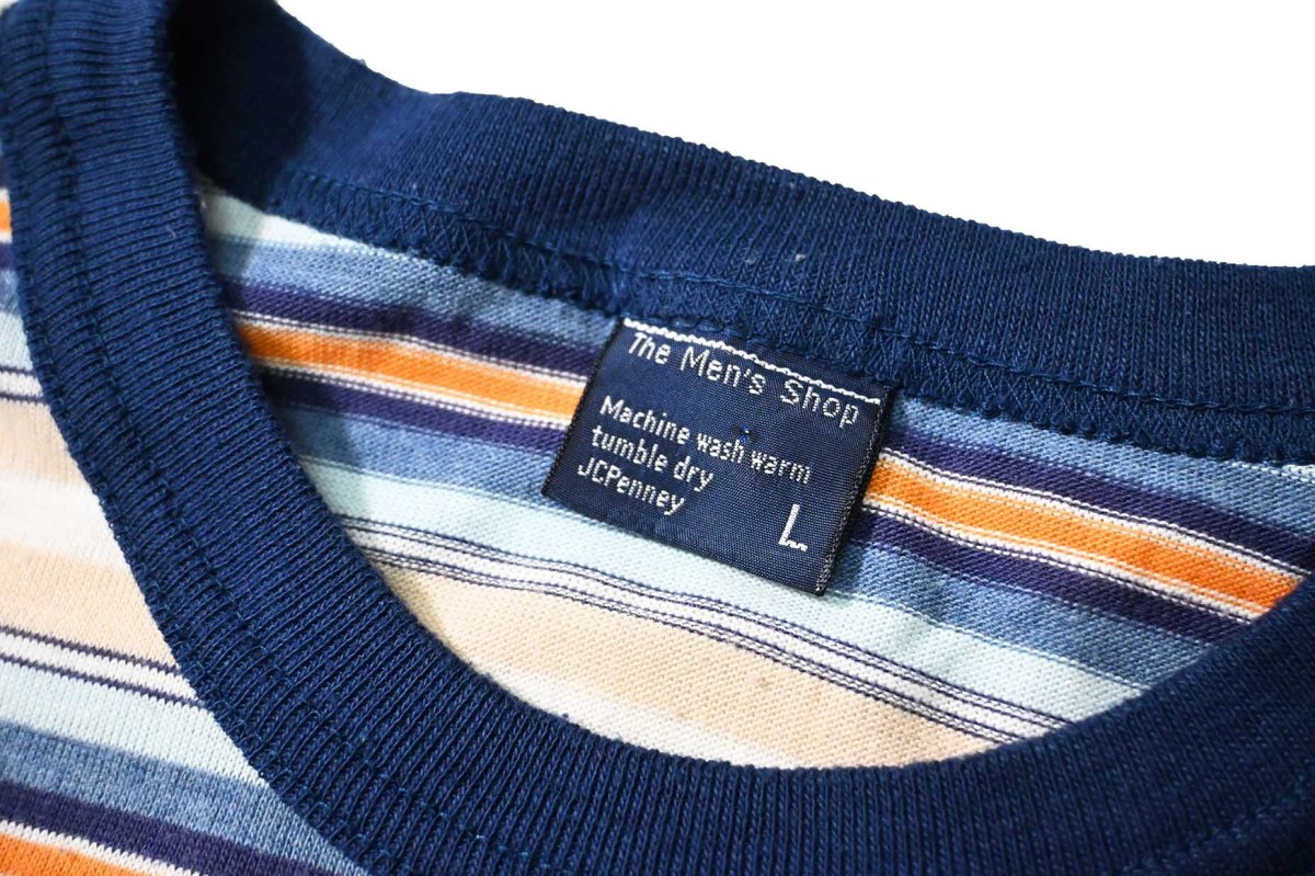 画像3: 80-90s Used JC Penney Border Tee (3)