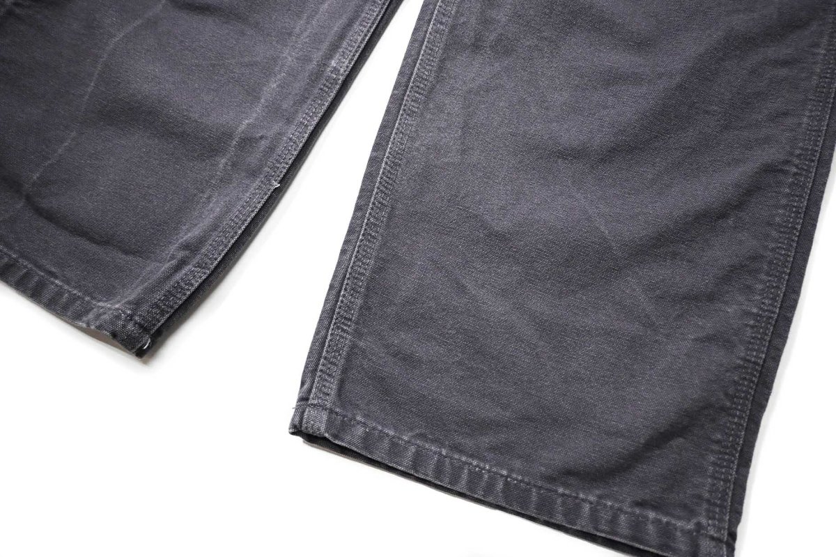 画像3: 14' Used Carhartt Duck Carpenter Pants Petrol Blue カーハート (3)