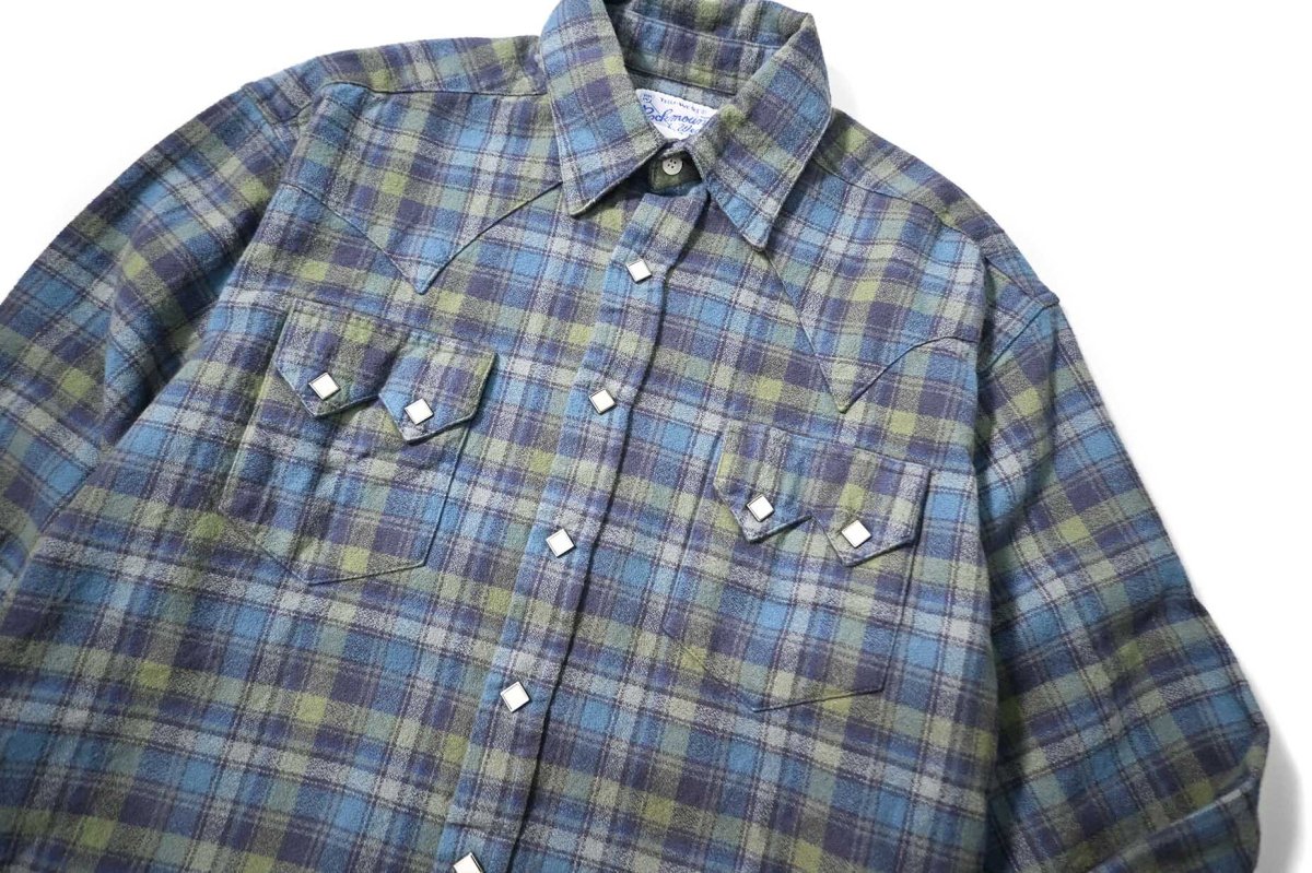 画像2: Used Rockmount Ranch Wear Flannel Western Shirt made in USA (2)