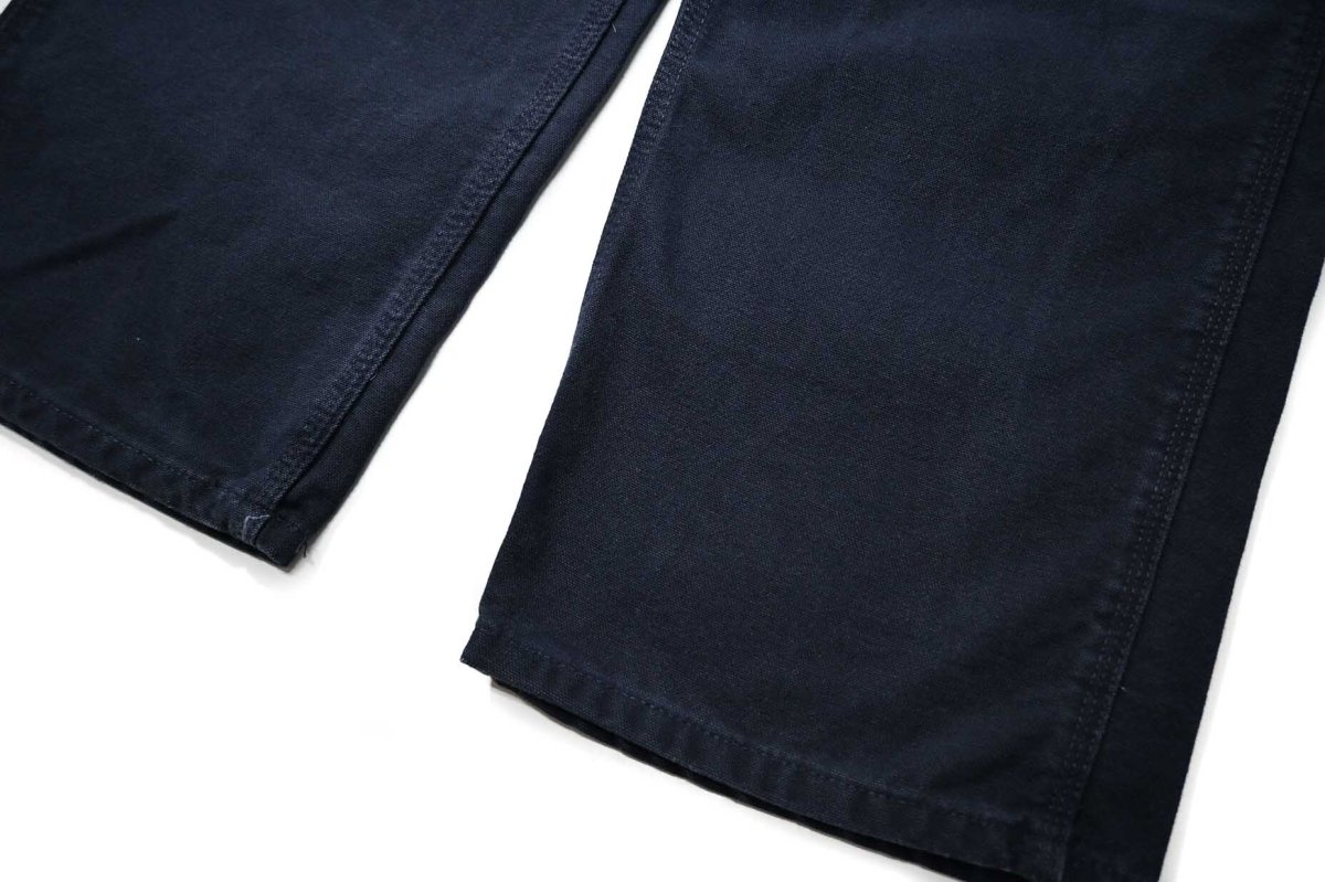 画像3: 16' Used Carhartt Duck Carpenter Pants Midnight カーハート (3)