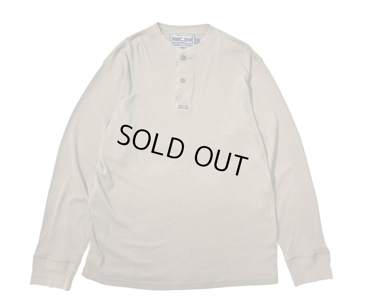 画像1: Used Polo Sport Ralph Lauren L/S Henley Thermal Olive (1)