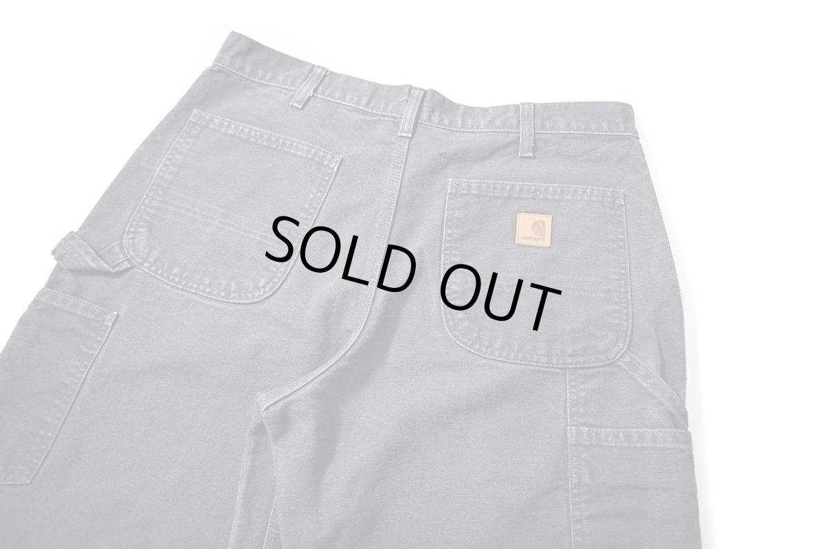 画像4: 14' Used Carhartt Duck Carpenter Pants Petrol Blue カーハート (4)