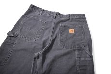 画像4: 14' Used Carhartt Duck Carpenter Pants Petrol Blue カーハート (4)