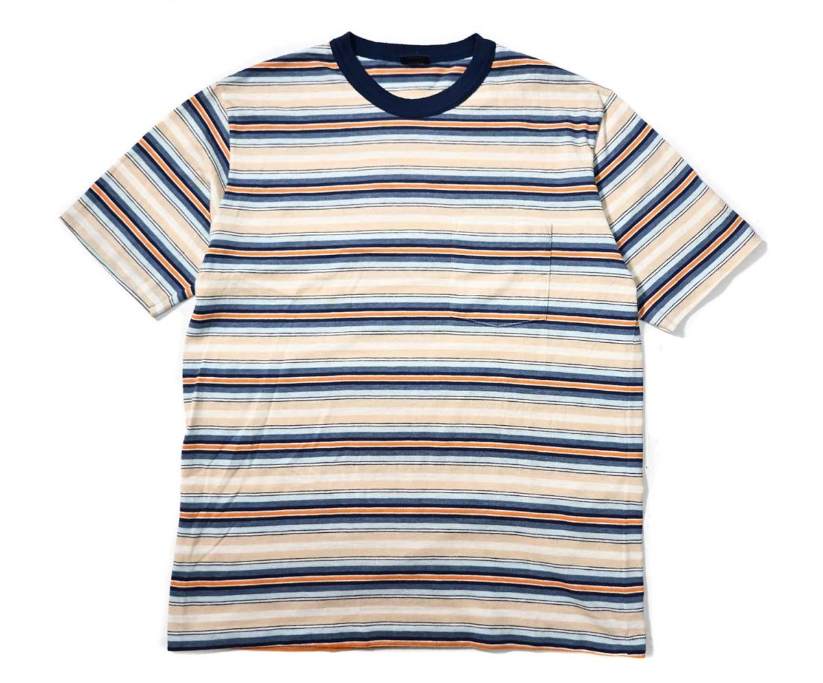 画像1: 80-90s Used JC Penney Border Tee (1)