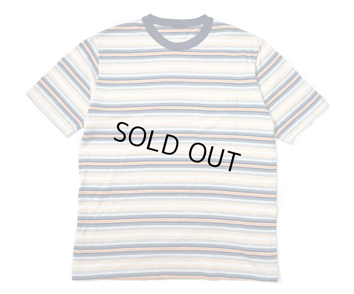 画像1: 80-90s Used JC Penney Border Tee (1)