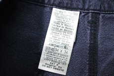 画像6: 18' Used Carhartt FR Duck Carpenter Pants Cut Off Navy カーハート (6)