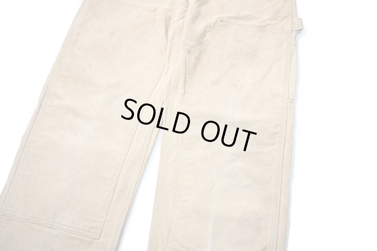 画像4: 00s Used Carhartt Duck Double Knee Carpenter Pants Brown made in USA カーハート (4)