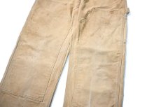 画像4: 00s Used Carhartt Duck Double Knee Carpenter Pants Brown made in USA カーハート (4)