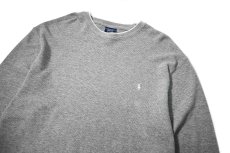 画像2: Used Polo Ralph Lauren L/S Thermal Grey (2)