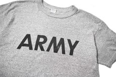 画像2: 80s Used Champion Army Print Tee made in USA (2)