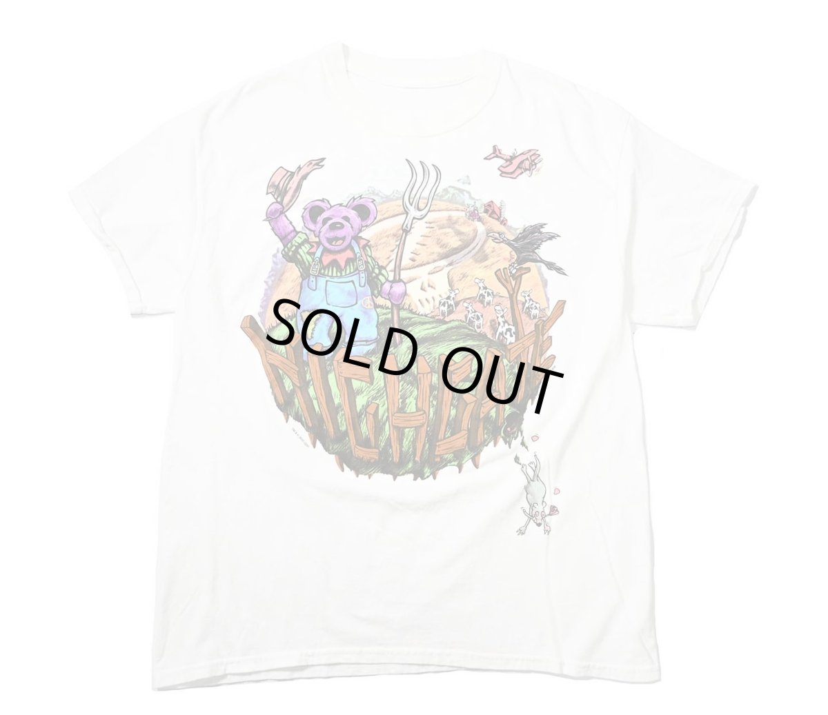 画像1: Used Grateful Dead Print Tee (1)