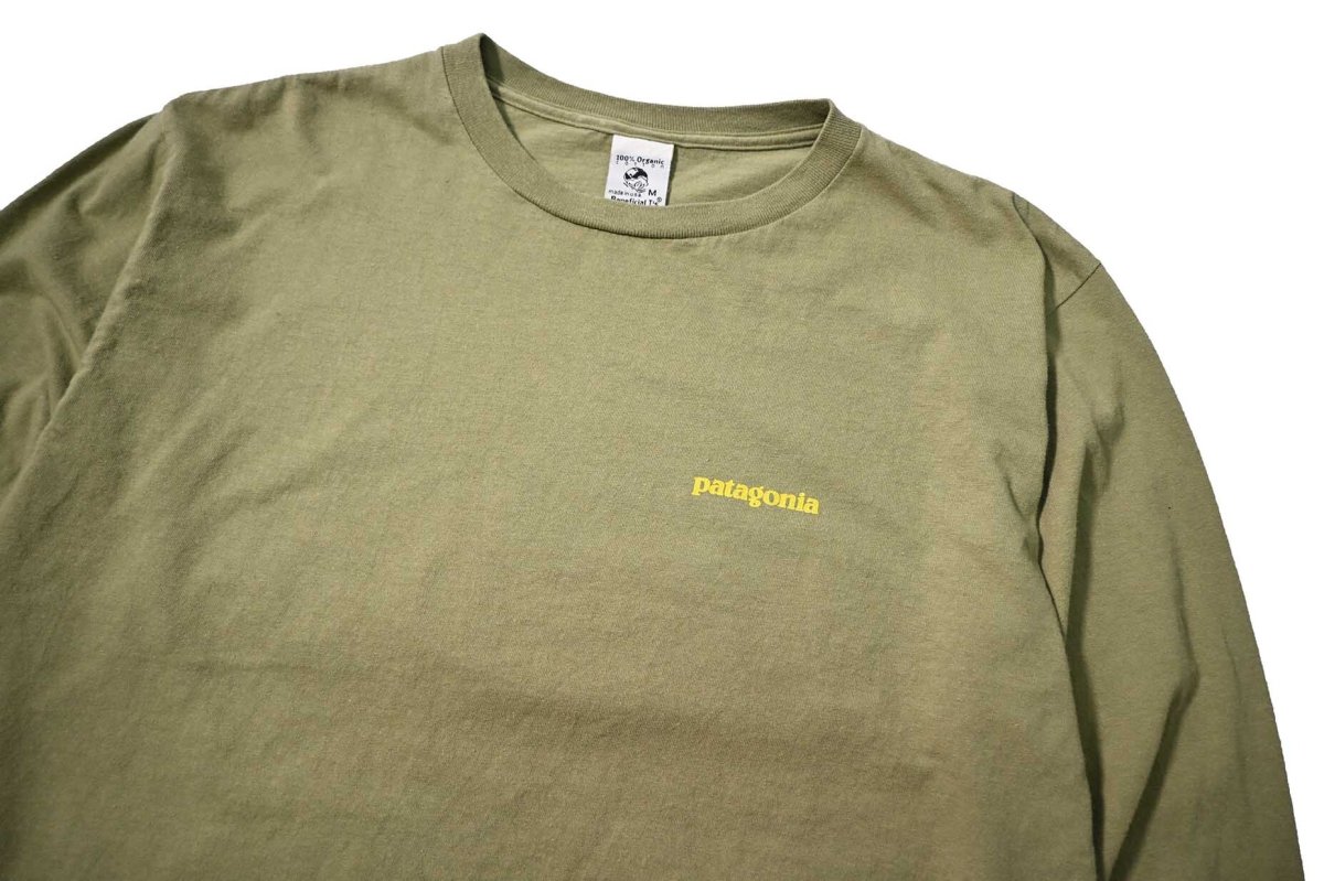 画像2: 00s Used patagonia Beneficial T's L/S Tee made in USA (2)