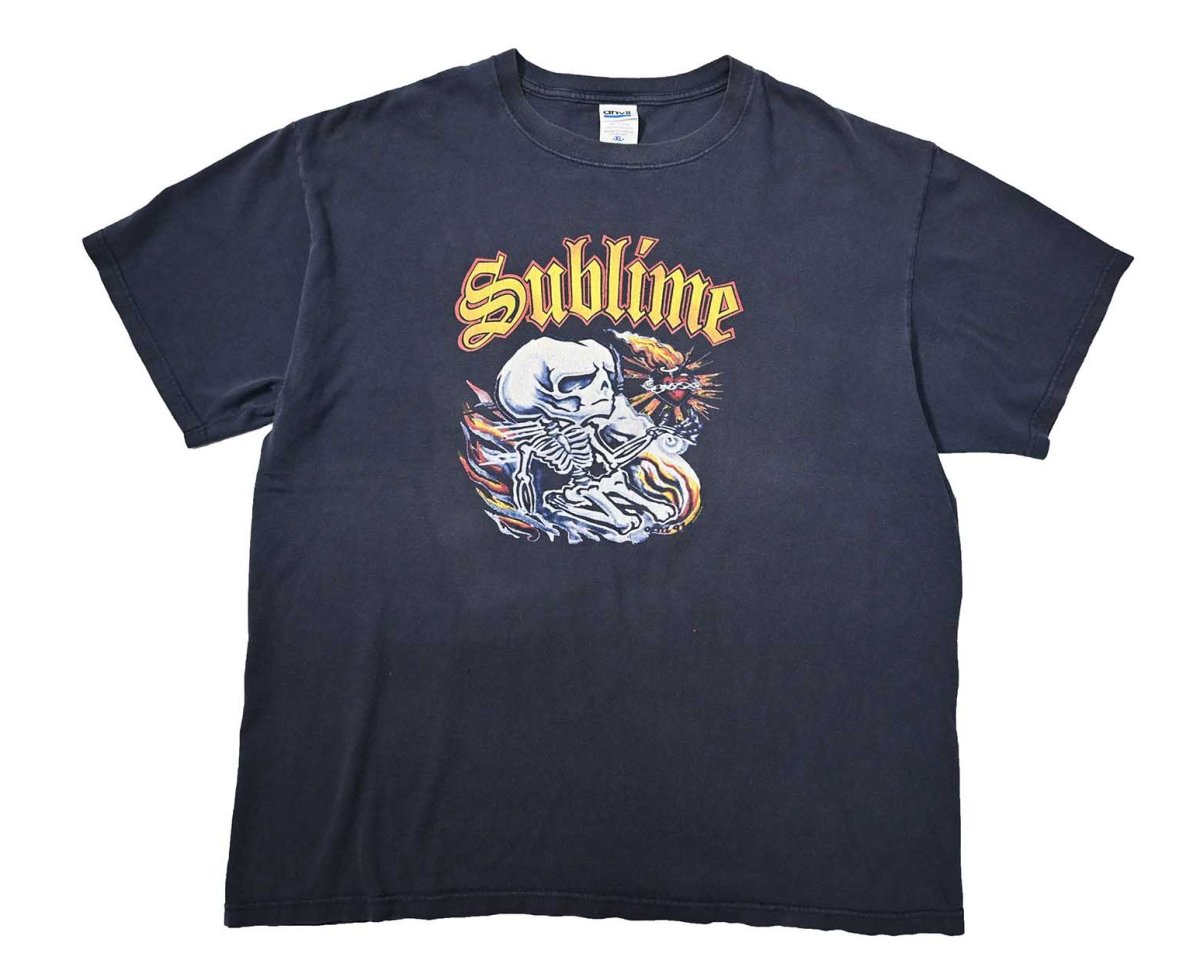 画像1: 00s Used Sublime Print Tee (1)