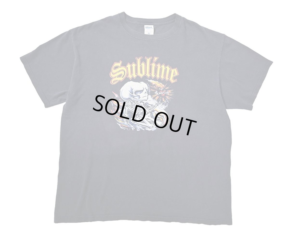 画像1: 00s Used Sublime Print Tee (1)
