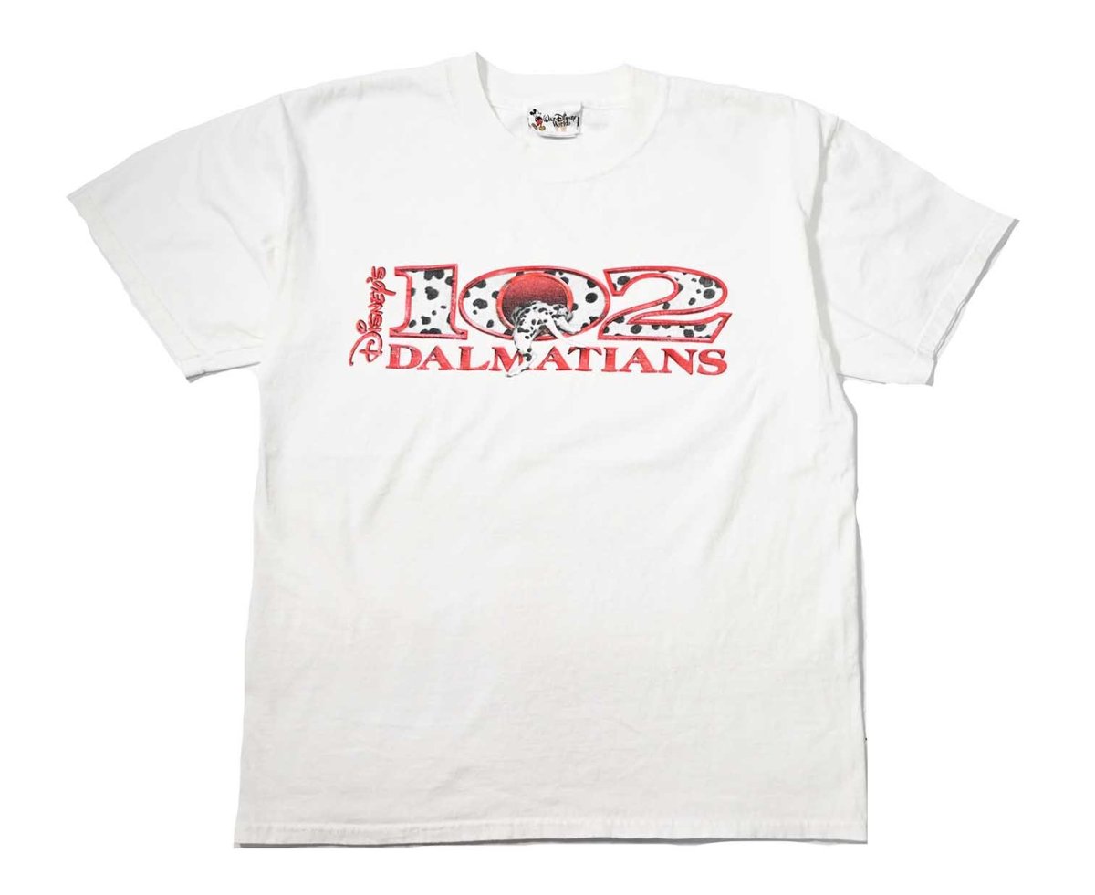 画像1: 00s Used 102 Dalmatians Print Tee made in USA (1)