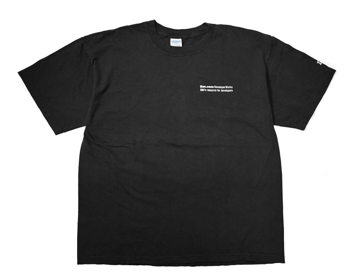 画像1: 00s Used IBM Print Tee (1)