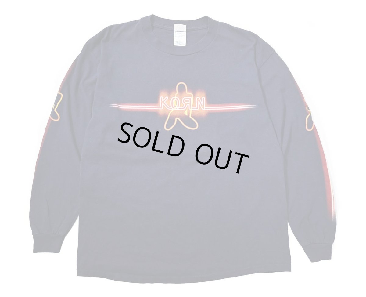 画像1: 00s Used Korn Print L/S Tee (1)