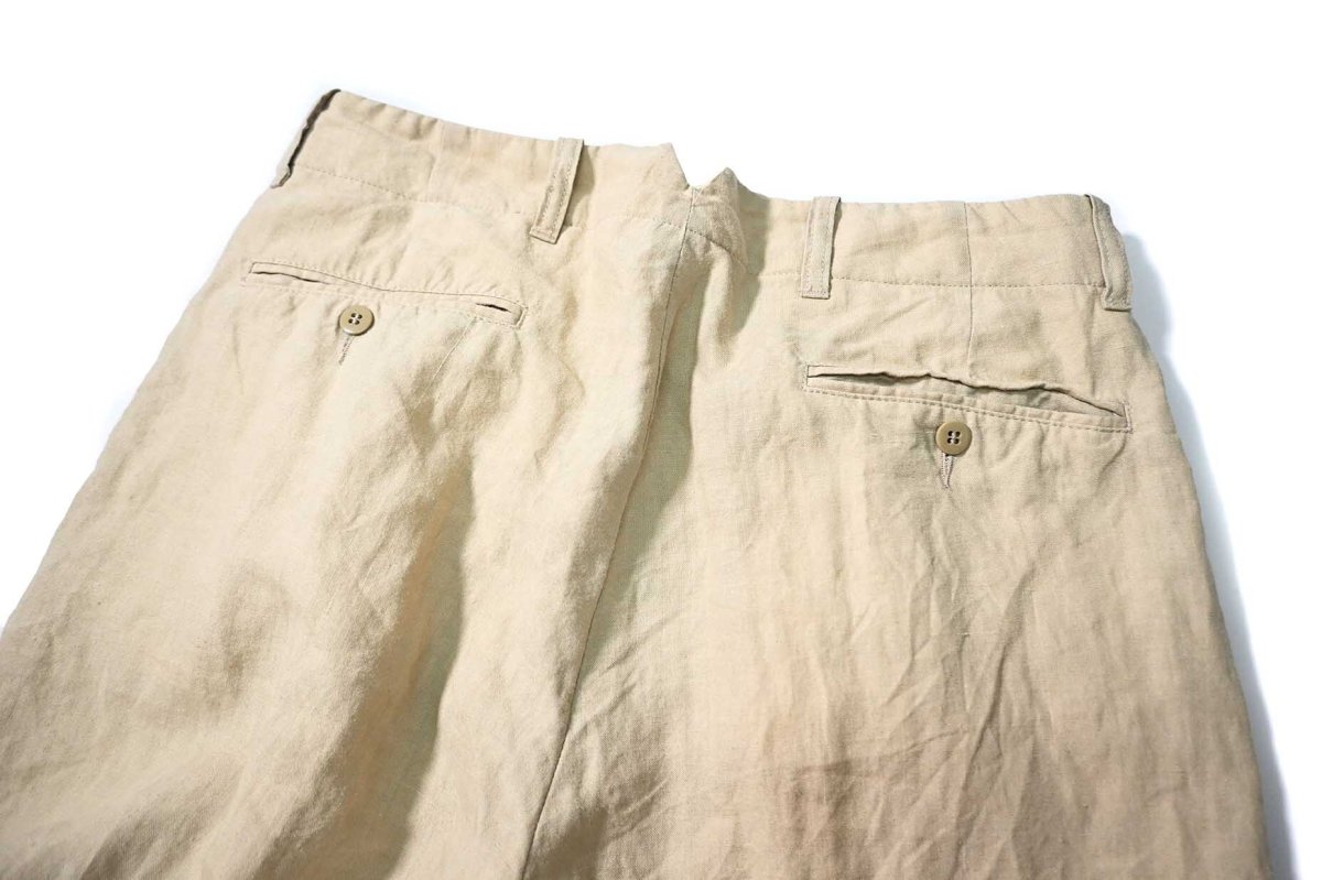 画像4: Used Barneys New York Linen Pants made in Italy (4)