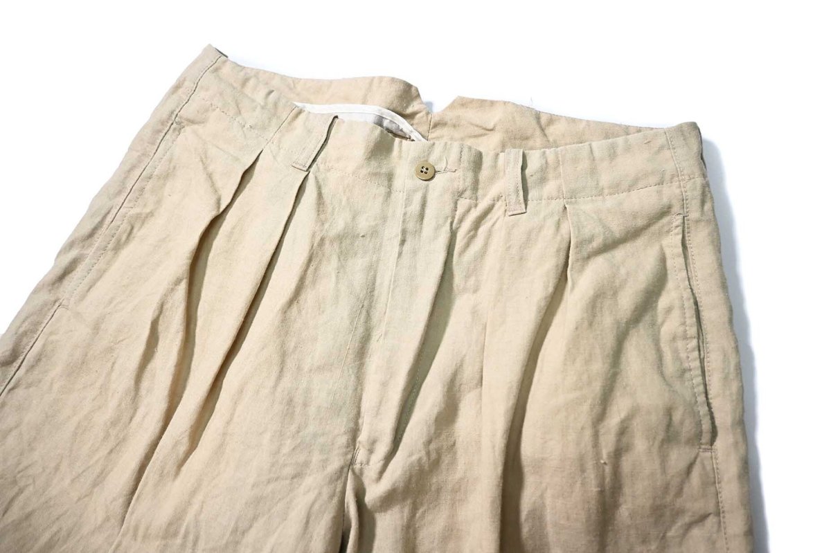 画像2: Used Barneys New York Linen Pants made in Italy (2)