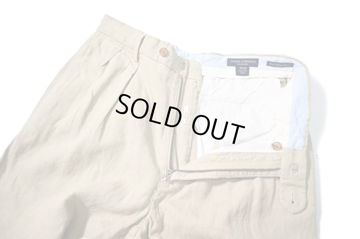 画像5: Used Daniel Cremieux Linen Pants (5)
