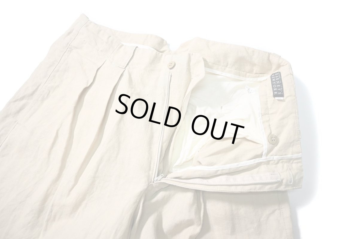 画像5: Used Barneys New York Linen Pants made in Italy (5)