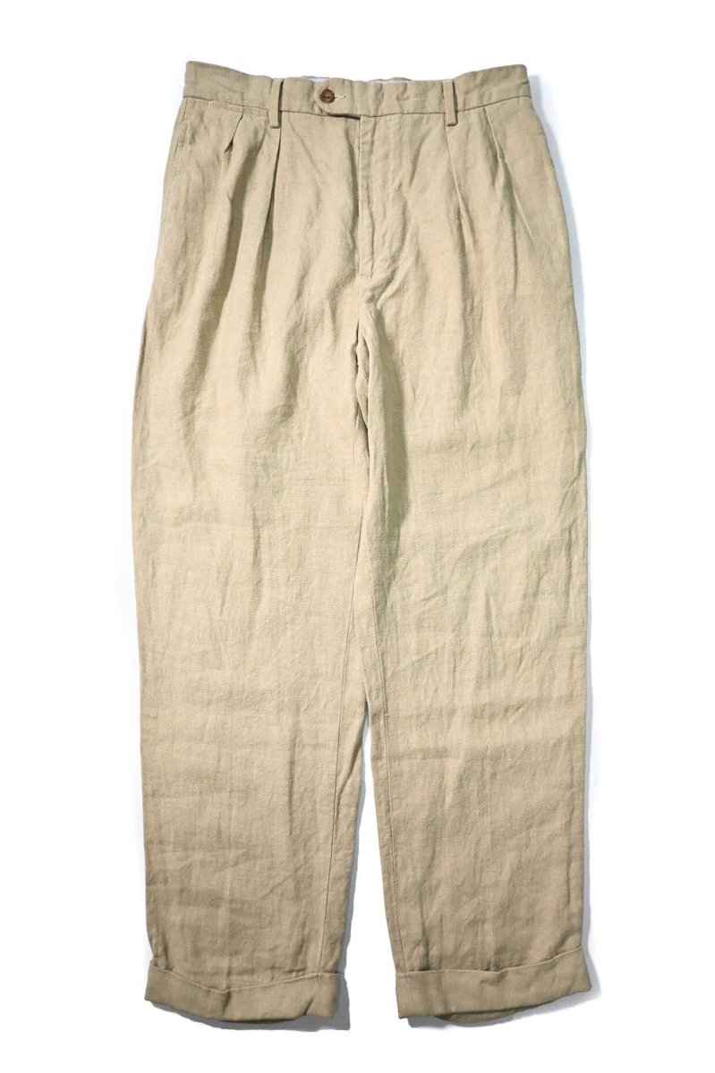 画像1: Used Daniel Cremieux Linen Pants (1)