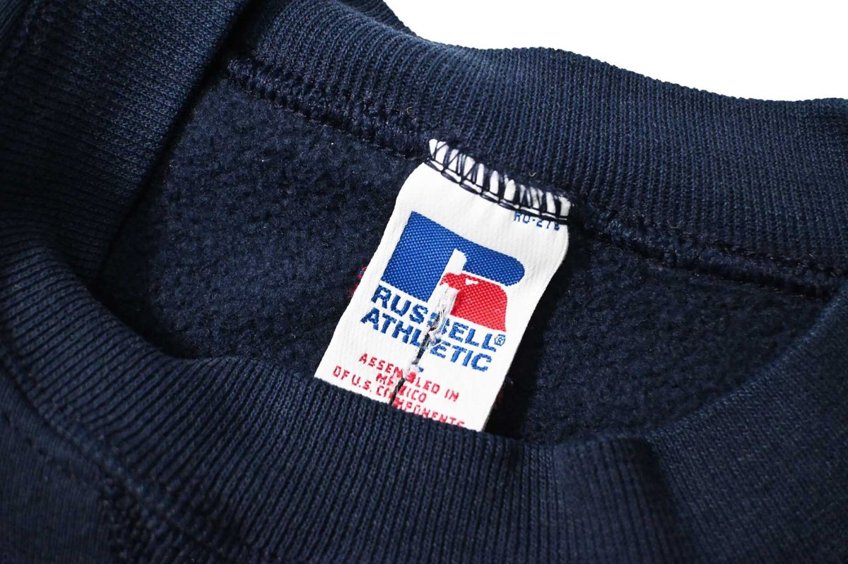画像4: 90s Used Russell Athletic Blank Sweat Shirt Navy (4)