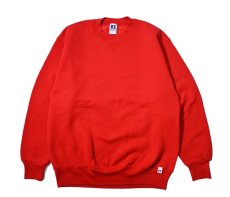 画像1: 90s Used Russell Athletic Blank Sweat Shirt Red made in USA (1)
