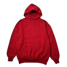 画像1: 90s Used Russell Athletic Blank Sweat Hoodie Burgundy made in USA (1)