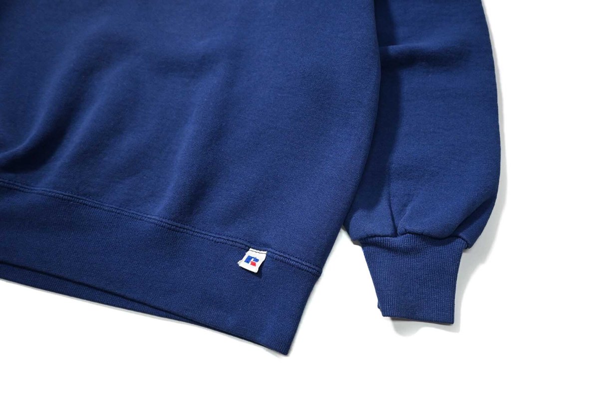 画像3: 90s Used Russell Athletic Blank Sweat Shirt Blue made in USA (3)