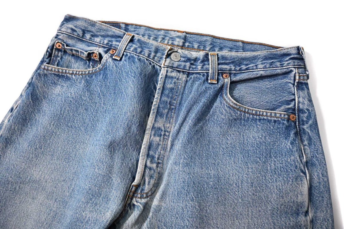 画像2: 95' Used Levi's 501 Denim Pants made in USA リーバイス (2)