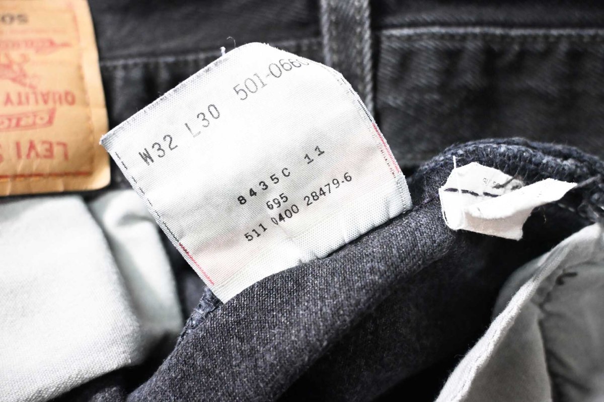 画像8: 00' Used Levi's 501 Denim Pants Black made in USA リーバイス (8)