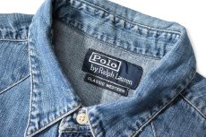 画像4: 90-00s Used Polo Ralph Lauren Denim Shirt "Classic Western" (4)