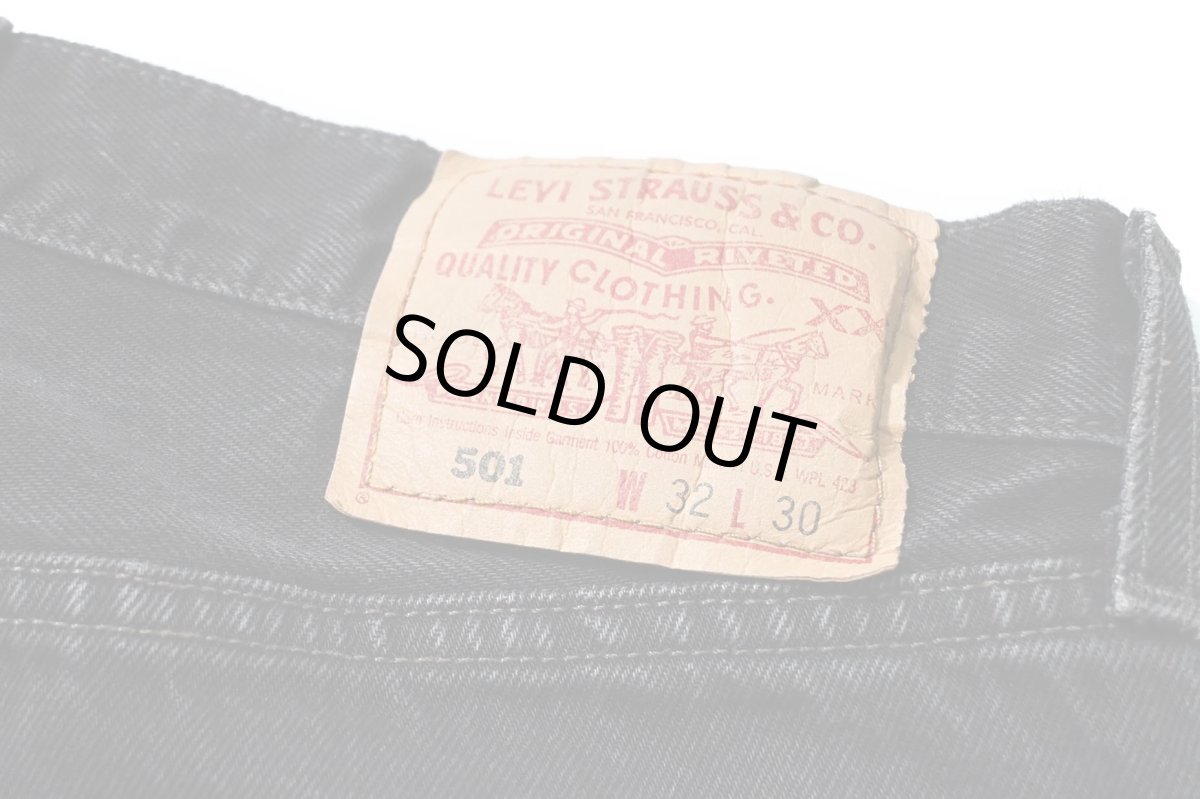 画像5: 00' Used Levi's 501 Denim Pants Black made in USA リーバイス (5)