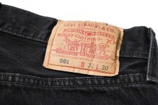 画像5: 00' Used Levi's 501 Denim Pants Black made in USA リーバイス (5)