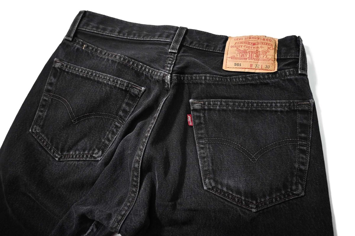 画像4: 00' Used Levi's 501 Denim Pants Black made in USA リーバイス (4)