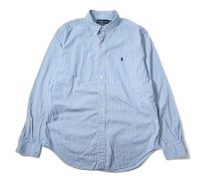 画像1: 90-00s Used Ralph Lauren Stripe B/D Shirt "Classic Fit" (1)