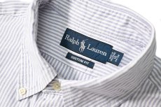 画像4: 90-00s Used Ralph Lauren Stripe B/D Shirt "Custom Fit" (4)