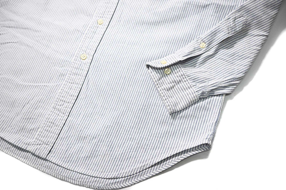 画像3: 90-00s Used Ralph Lauren Stripe B/D Shirt "Classic Fit" (3)